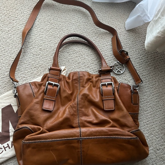 Michael Kors Camel Leather Purse - Picture 5 of 9